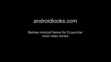 Batman Theme With Cool Design For Android Device