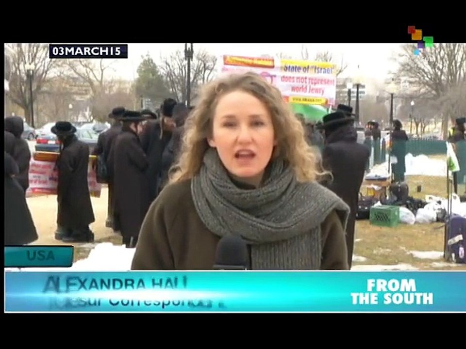 Protests in Washington hit Netanyahu visit