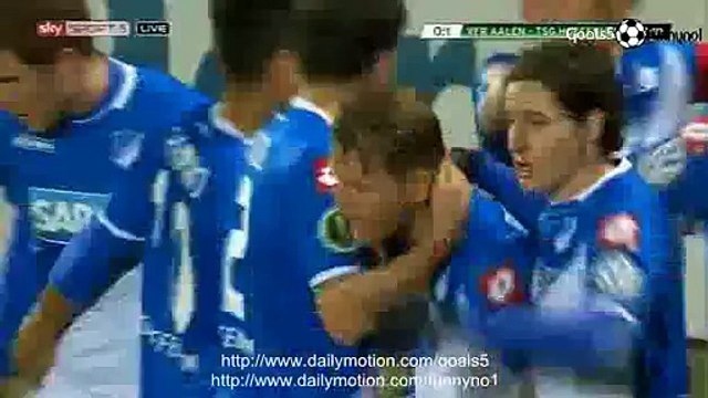 Polanski E Goal Aalen 0 - 1 Hoffenheim DFB Pokal 3-3-2015