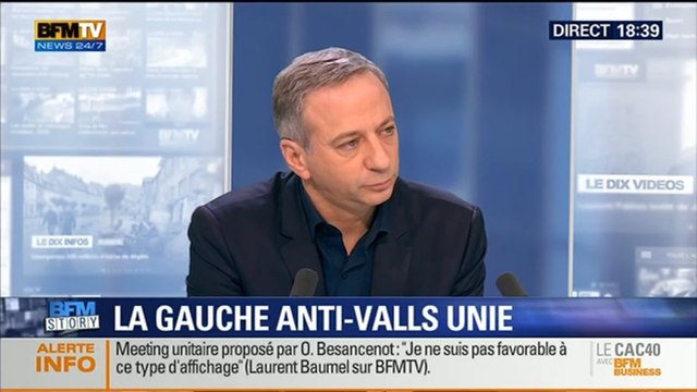 Olivier Besancenot propose un meeting unitaire contre la loi Macron