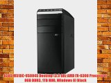 ASUS M51BC-US004S Desktop (3.5 GHz AMD FX-6300 Processor 8GB DDR3 1TB HDD Windows 8) Black