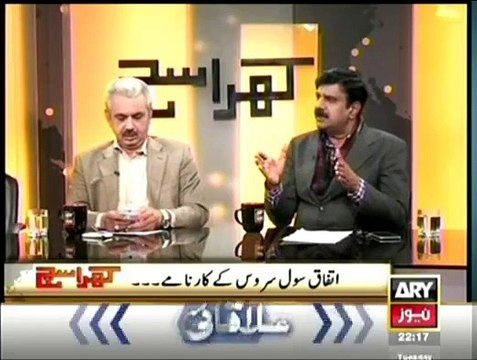 Khara Sach With Mubashir Lucman - 3rd March 2015 On Ary News
