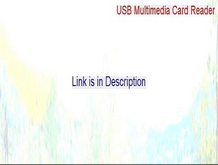 USB Multimedia Card Reader Full Download - Download Here