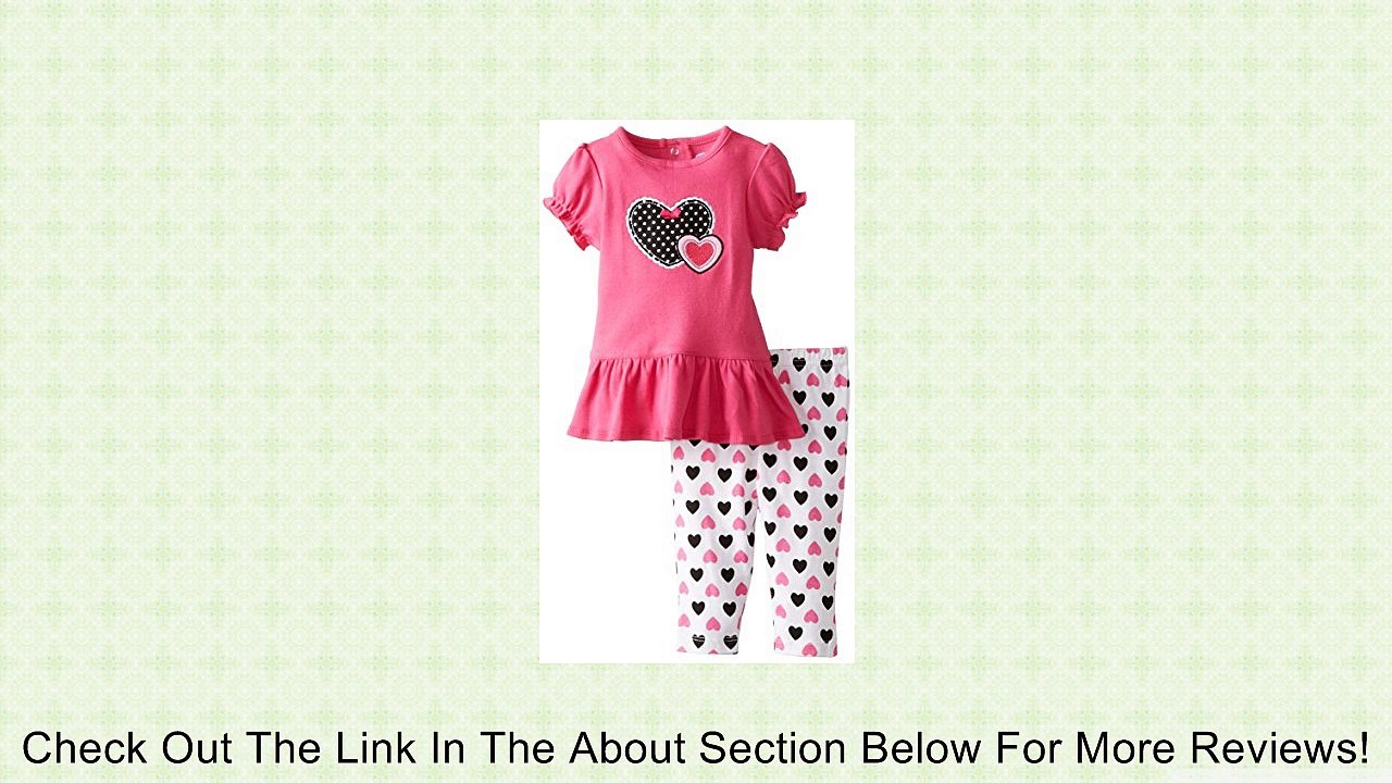 BON BEBE Baby-Girls Newborn Hearts 2 Piece Dress and Legging Set Review