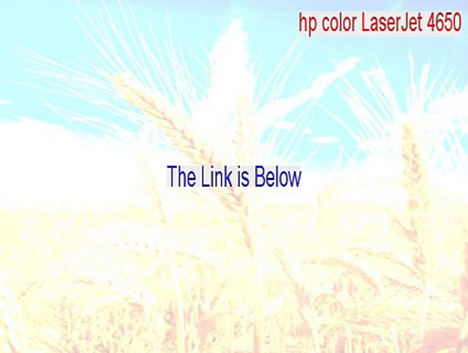 hp color LaserJet 4650 (DOT4) Full Download - hp color laserjet 4650 pcl 6 driver [2015]