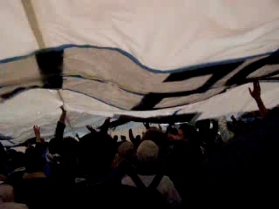 ambiance sous le tifo hac strasbourg