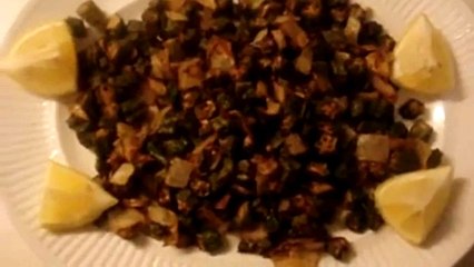 Crispy Fried Bhindi - Pakistani Dish