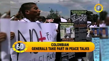 In 60 Seconds : Colombian Military Personnel in Peace Talks