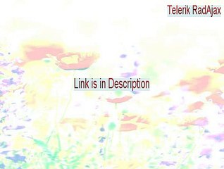 Telerik RadAjax Serial - Instant Download [2015]