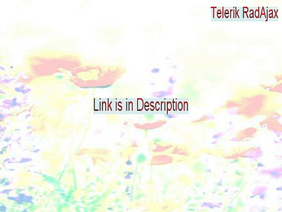 Telerik RadAjax Serial - Instant Download [2015]
