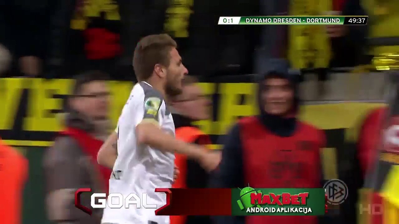 Ciro Immobile 1:0 | Dynamo Dresden - Borussia Dortmund 03.03.2015 HD