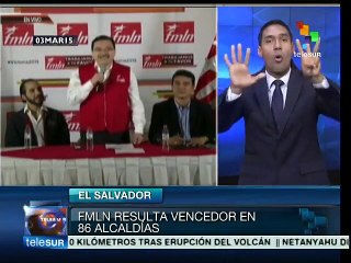 El Salvador: se adjudica FMLN victoria en 86 alcaldías