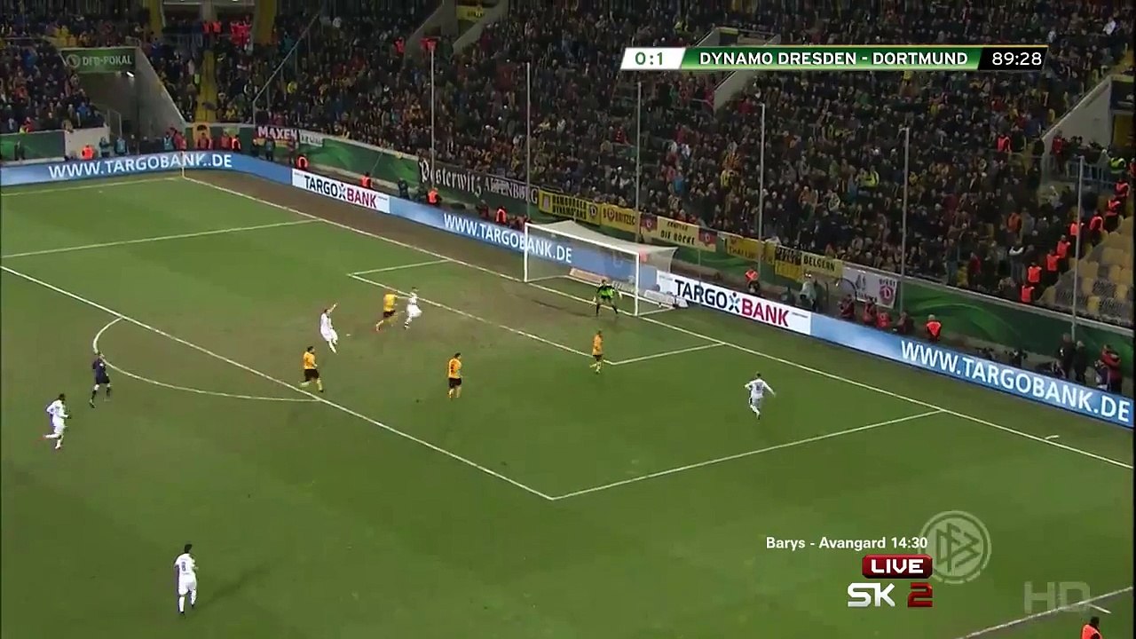 Ciro Immobile 2:0 | Dynamo Dresden - Borussia Dortmund 03.03.2015 HD