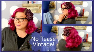 No Tease Vintage 1930s Inspired Vintage Hair Tutorial