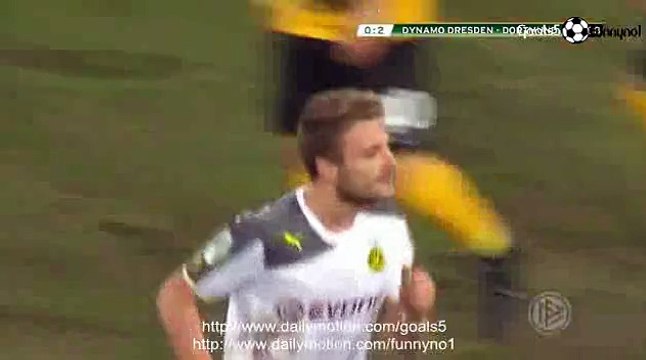 Ciro Immobile 2 nd Goal Dresden 0 - 2 Borussia Dortmund DFB Pokal 3-3-2015