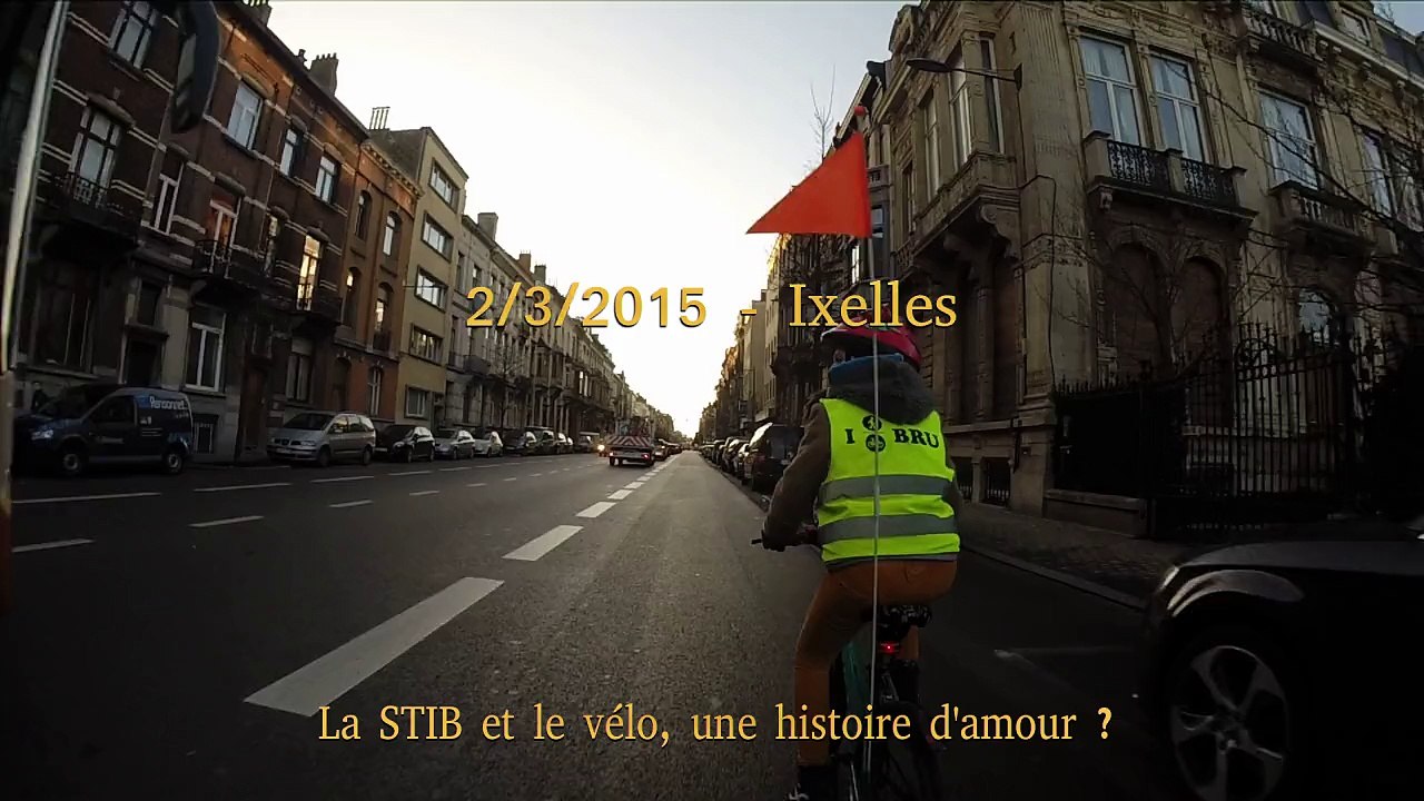 BRUXELLES - La STIB et la sécurité des cyclistes