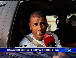 Minda ya entrenó en Barcelona