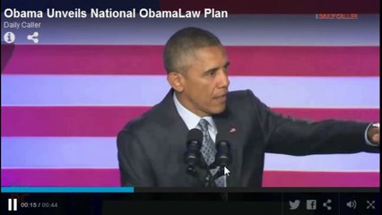Obama Unveils National ObamaLaw Plan
