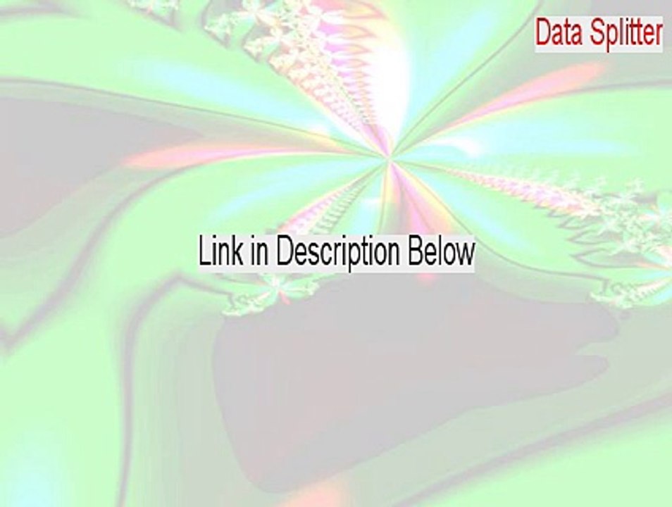 Data Splitter Key Gen - Download Now [2015]
