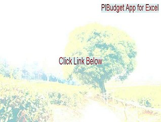 PIBudget App for Excel Free Download - Download Here 2015