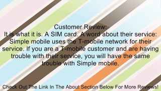 Simple Mobile SIM Card Starter Kit Review