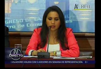 Ana María Solórzano rechazó despilfarro de recursos de Congreso