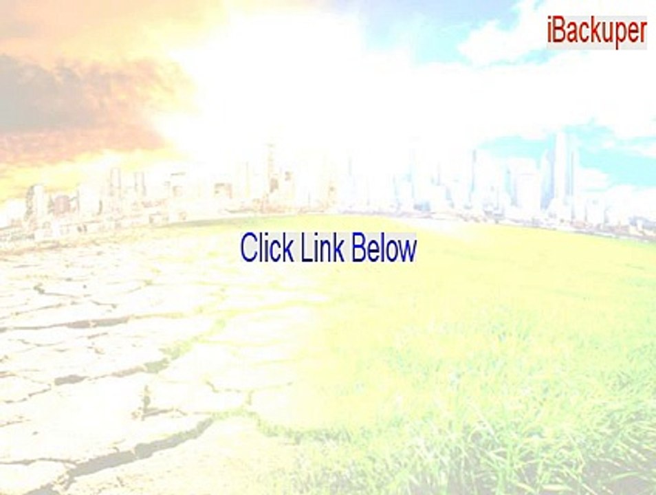iBackuper Serial (Free Download 2015)