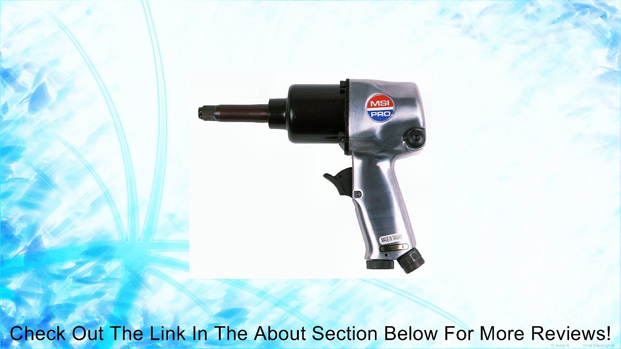 MSI-PRO SG-0718 Pneumatic 1/2-Inch Professional Grade Impact Wrench Review