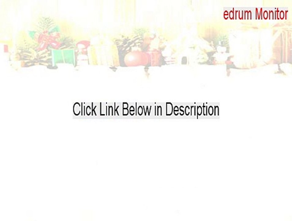 edrum Monitor Keygen - Instant Download 2015
