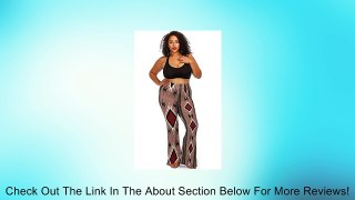 PinkClubwear Plus Size Tribal Print High Waist Wide Leg Palazzo Pants Review