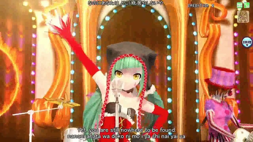 60fps Full風 Cat Food キャットフード Hatsune Miku 初音ミク Diva Arcade English Lyrics Romaji Subtitles Pda Ft Video Dailymotion