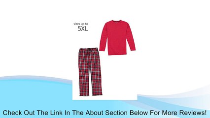 HANES Men's Jersey Microfleece Sleep Set - 3008 Review