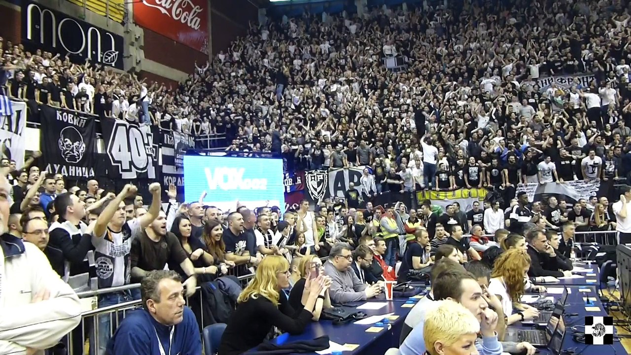 Grobari navijanje | Partizan - Zvezda Telekom 01.03.2015