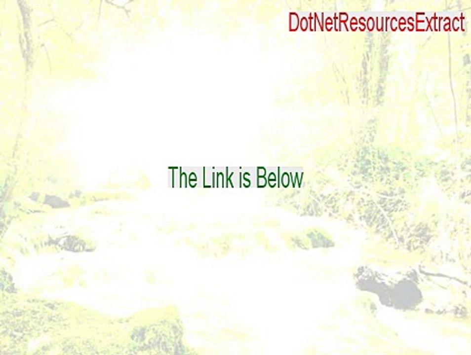 DotNetResourcesExtract Full Download (Download Here)