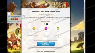 Clash Of Clans Android, iOS, iPod, PC Pirater Triche Gemmes, Elixir, Pieces illimite outils