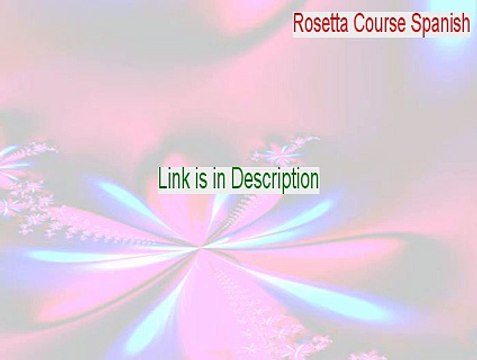 Rosetta Course Spanish (Spain) Cracked - Legit Download [2015]