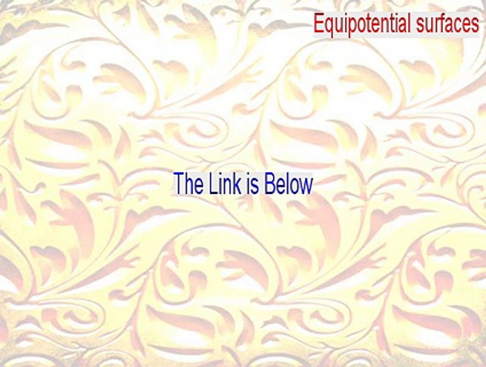 Equipotential surfaces Full - Legit Download
