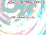 Windows Server 2003 SP1 Platform SDK Web Install Key Gen - Instant Download (2015)