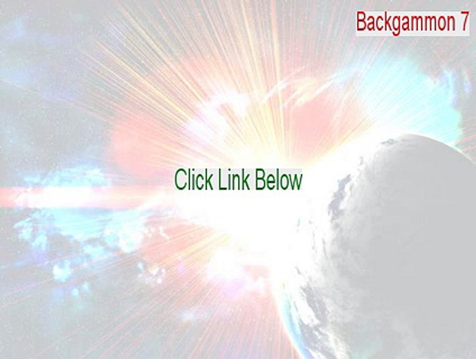 Backgammon 7 Download Free (backgammon windows 7 2015)