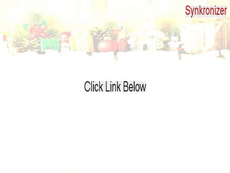 Synkronizer Download Free [Instant Download 2015]