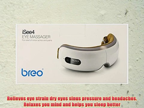 Breo iSee4 Wireless Digital Eye Massager with Heat Compression and Music