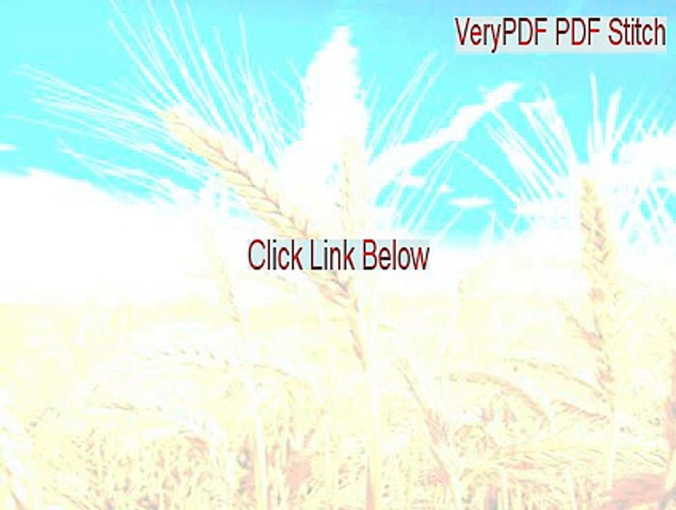 VeryPDF PDF Stitch Crack (verypdf pdf stitcher crack 2015)