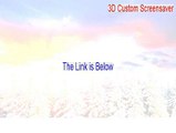 3D Custom Screensaver Key Gen (custom 3d text screensaver)