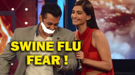 Why Salman Khan afraid of swine flu ?