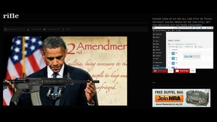 Obama to ban bullets by executive action, threatens top-selling AR-15 rifle DO YOU REALLY THINK THAT'S ALL