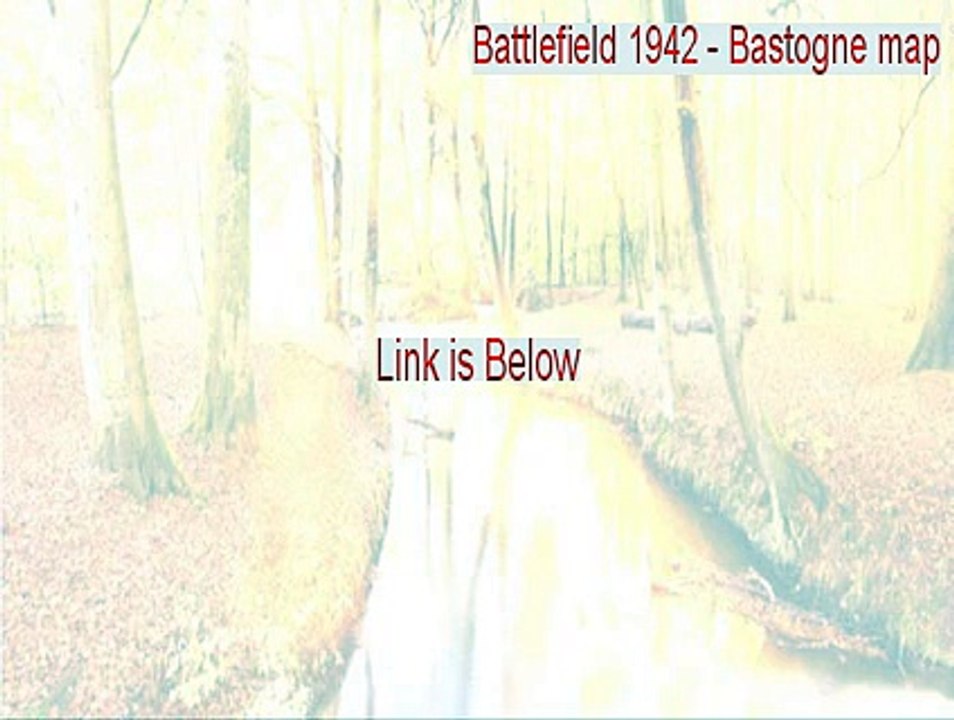 Battlefield 1942 - Bastogne map Free Download [Free Download]