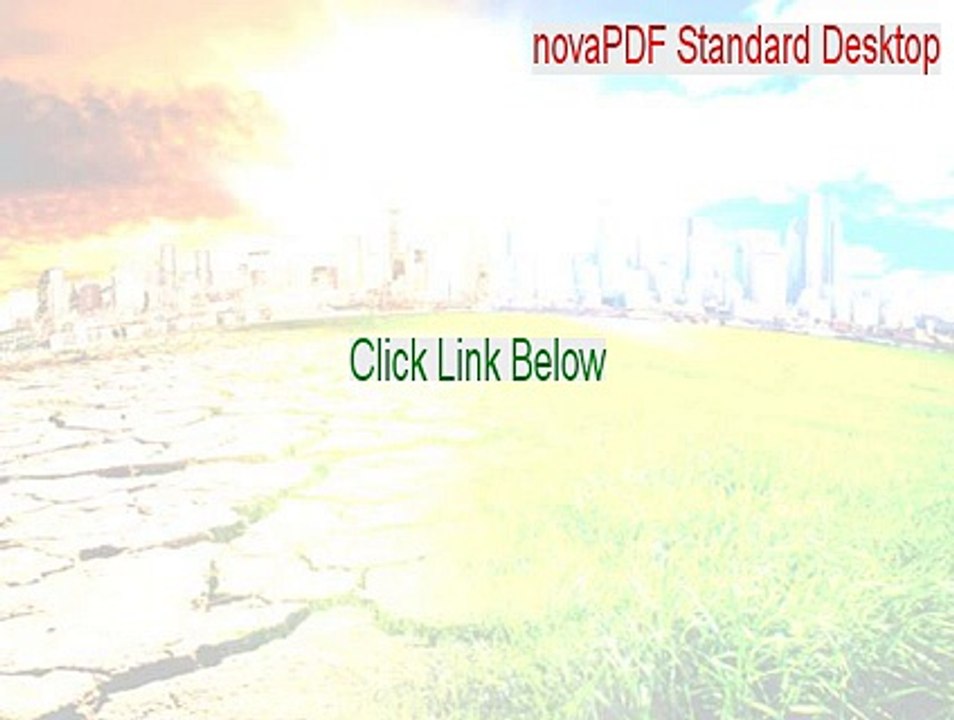 novaPDF Standard Desktop Crack - Free Download [2015]