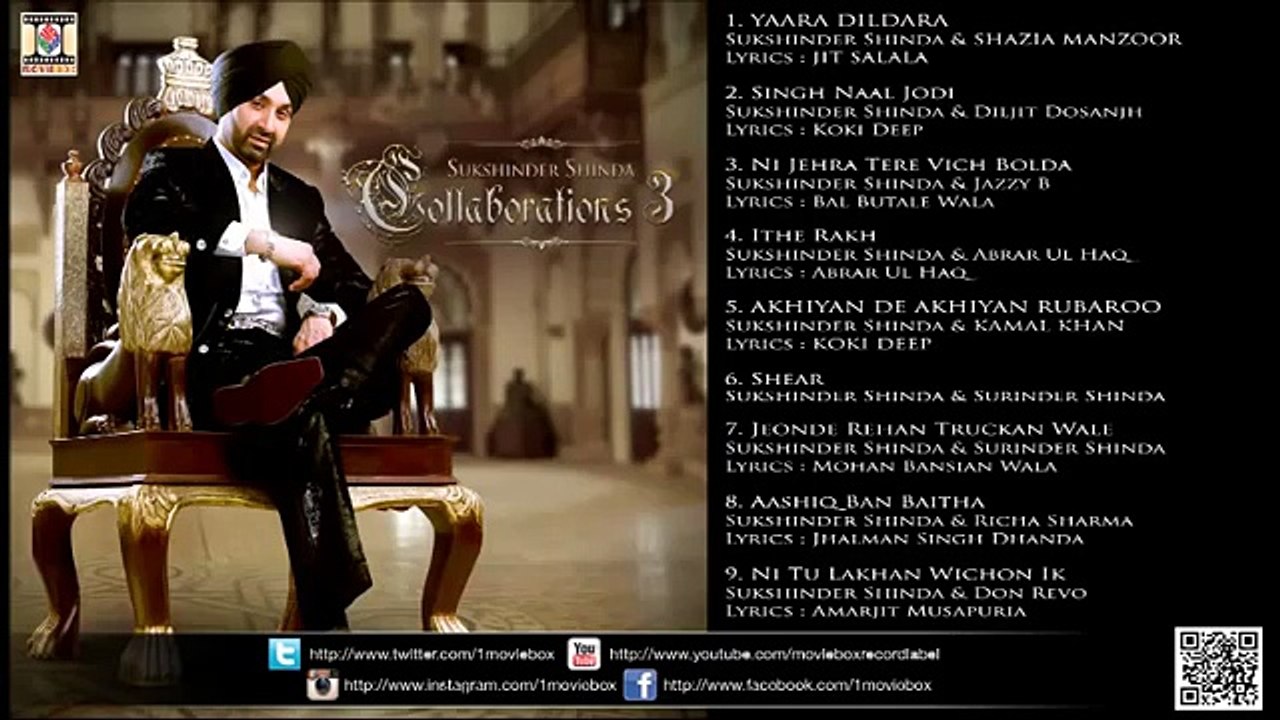 COLLABORATIONS 3 - FULL SONGS JUKEBOX - SUKSHINDER SHINDA (2014)