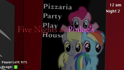 MLP FiM Five Nights at Pinkie's (Animation)