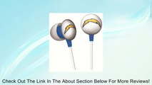 iHip NFF10200SDC NFL San Diego Chargers Mini Ear Buds, Blue/Yellow Review